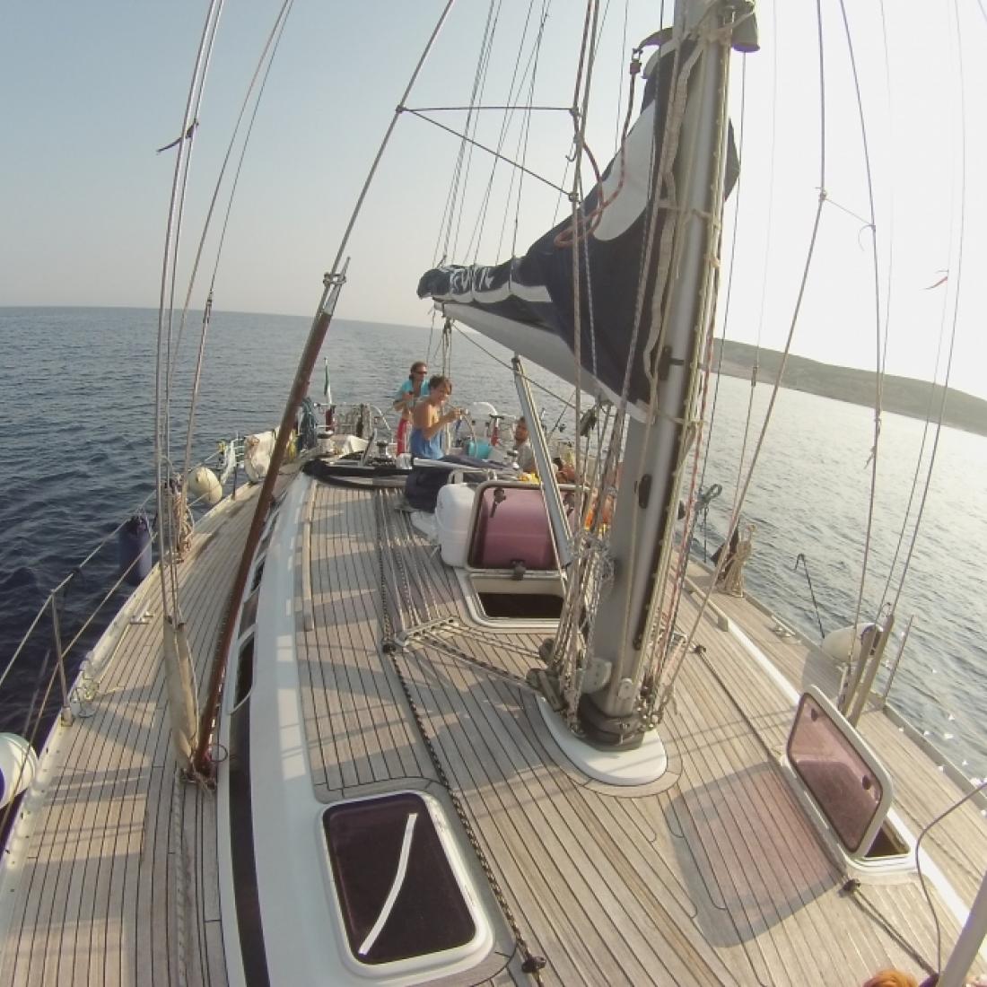 grand soleil 46 charter vela barca gallipoli salento san foca lecce puglia mare italia skipper