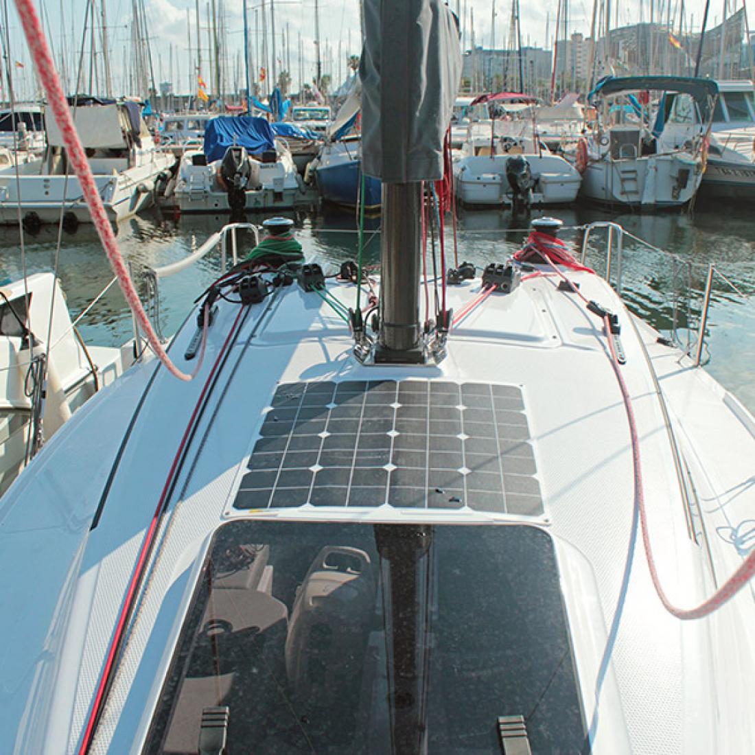 first beneteau racing sail boat barcelona spain day trip cherter sailing fast fun