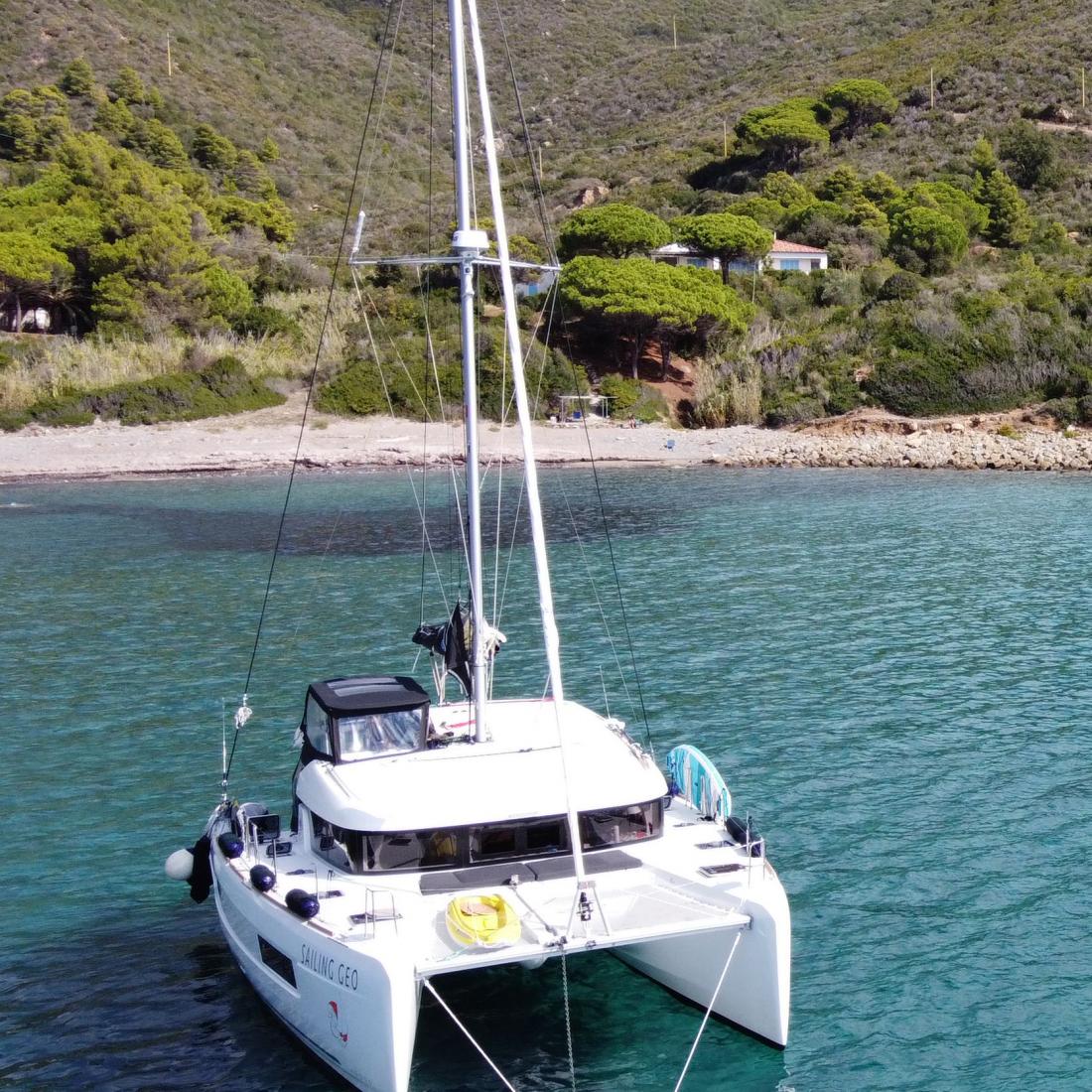 catamarano lagoon elba